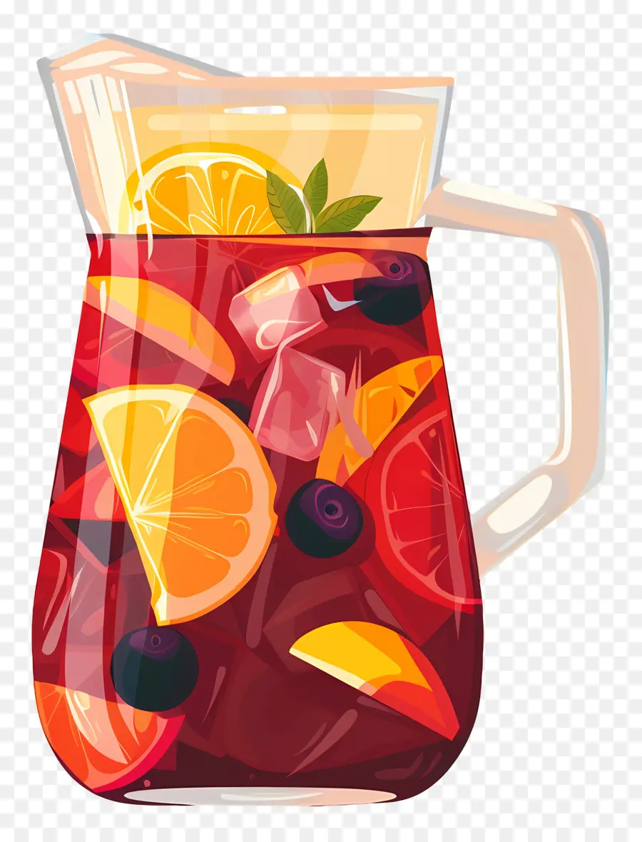 Bebida Refrescante De Sangria，Ponche De Frutas PNG