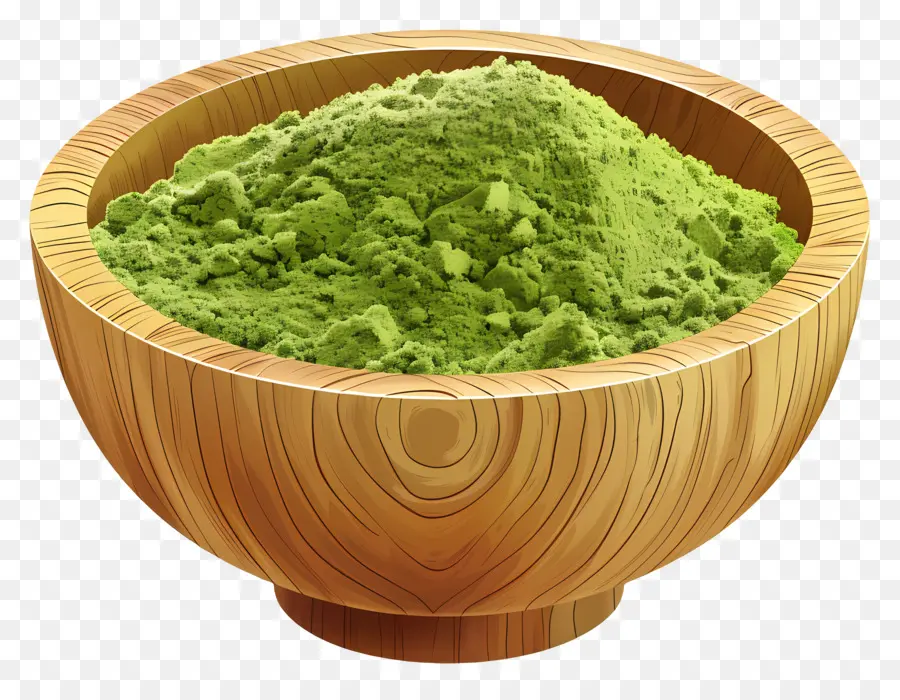 Matcha Em Pó，Pó Verde PNG