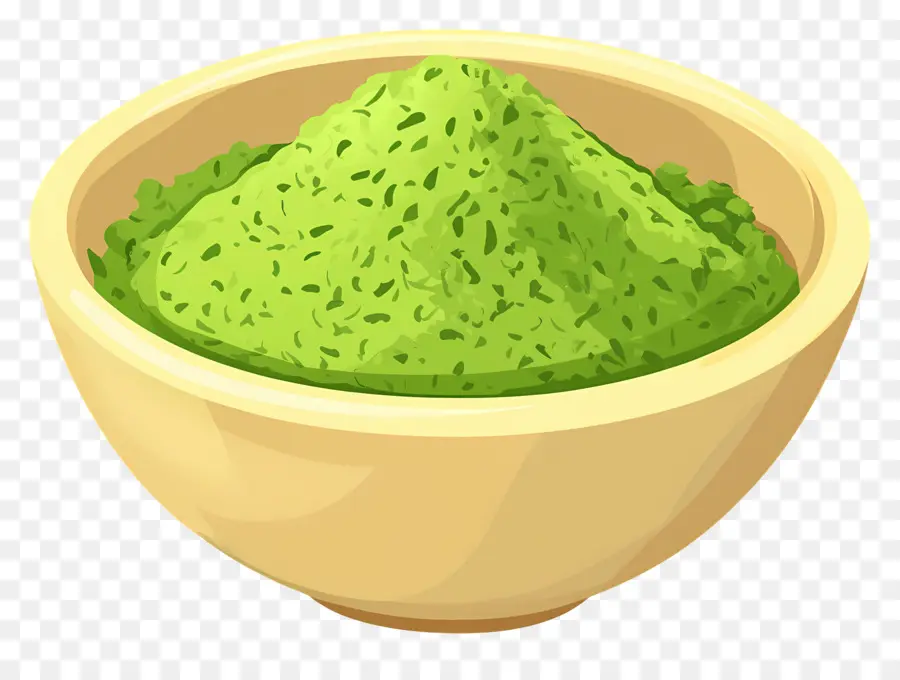 Matcha Em Pó，Pó Verde PNG