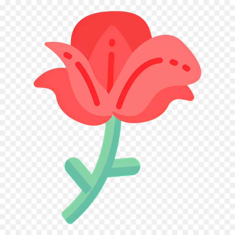 Flor Vermelha，Rosa Vermelha PNG