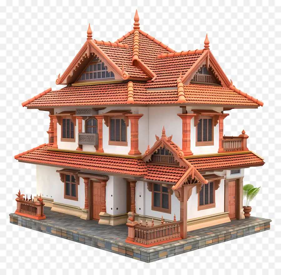 Casa De Kerala，Casa Tradicional PNG