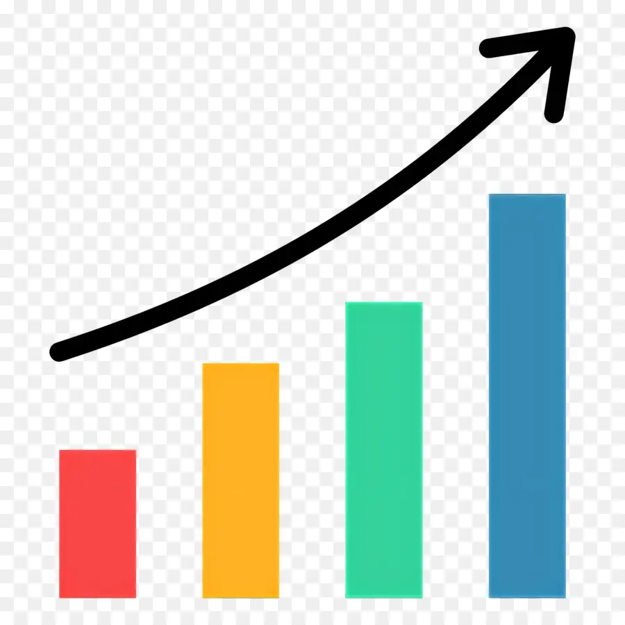 Seta De Crescimento，Gráfico De Barras PNG