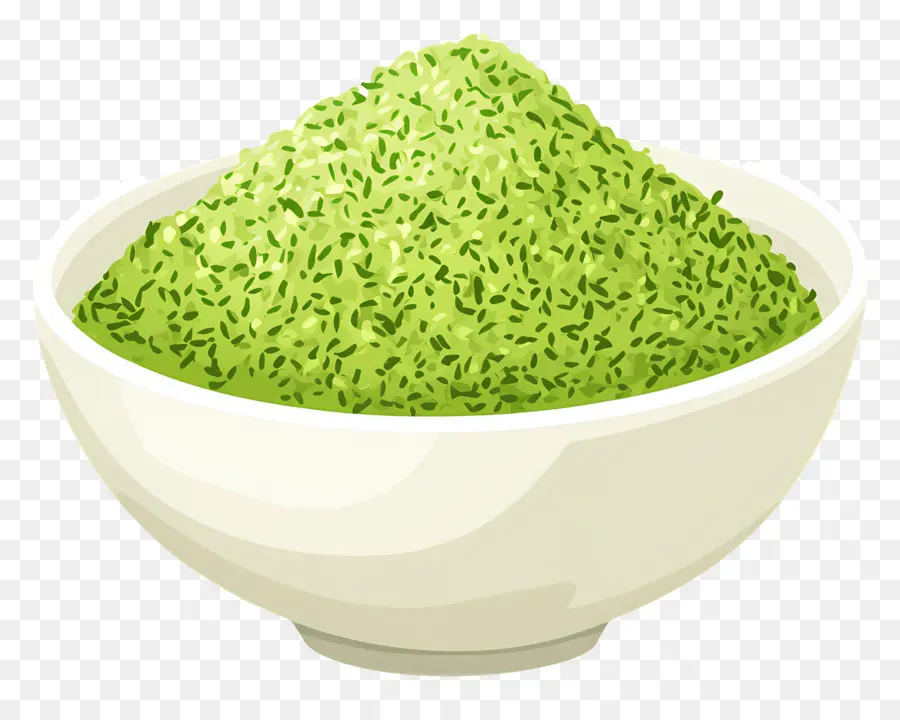 Matcha Em Pó，Pó Verde PNG