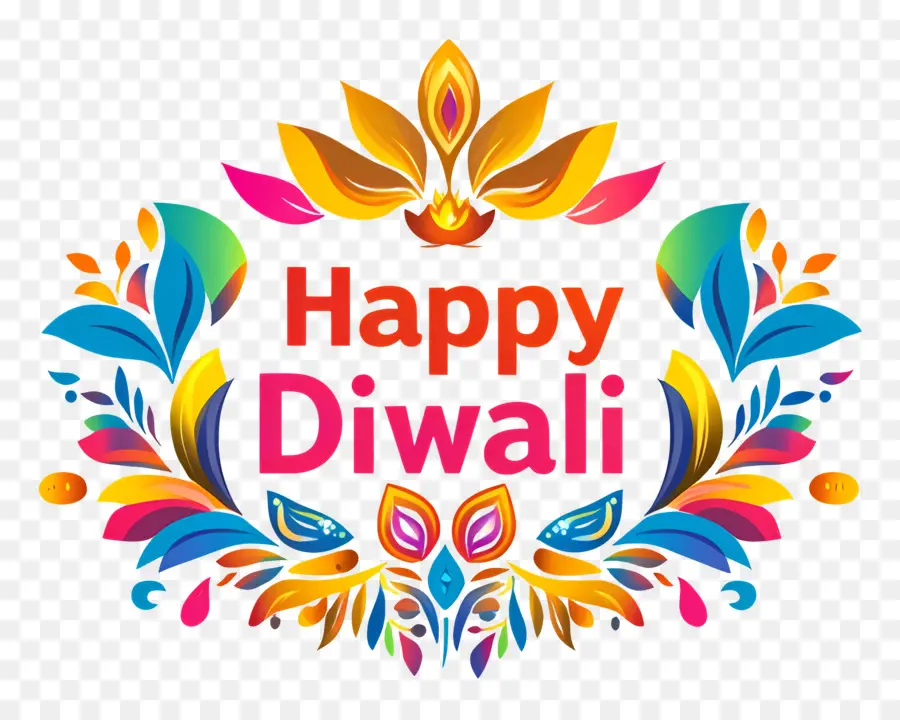 Feliz Diwali，Feliz Texto De Diwali PNG