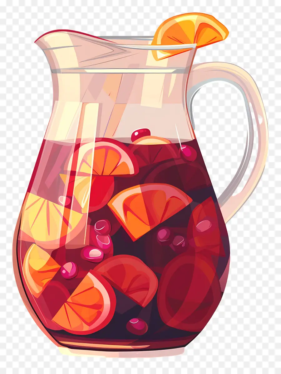 Bebida Refrescante De Sangria，Ponche De Frutas PNG