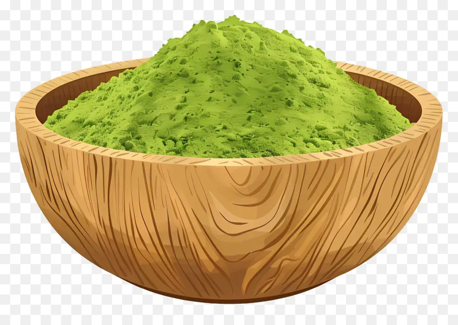 Matcha Em Pó，Pó Verde PNG