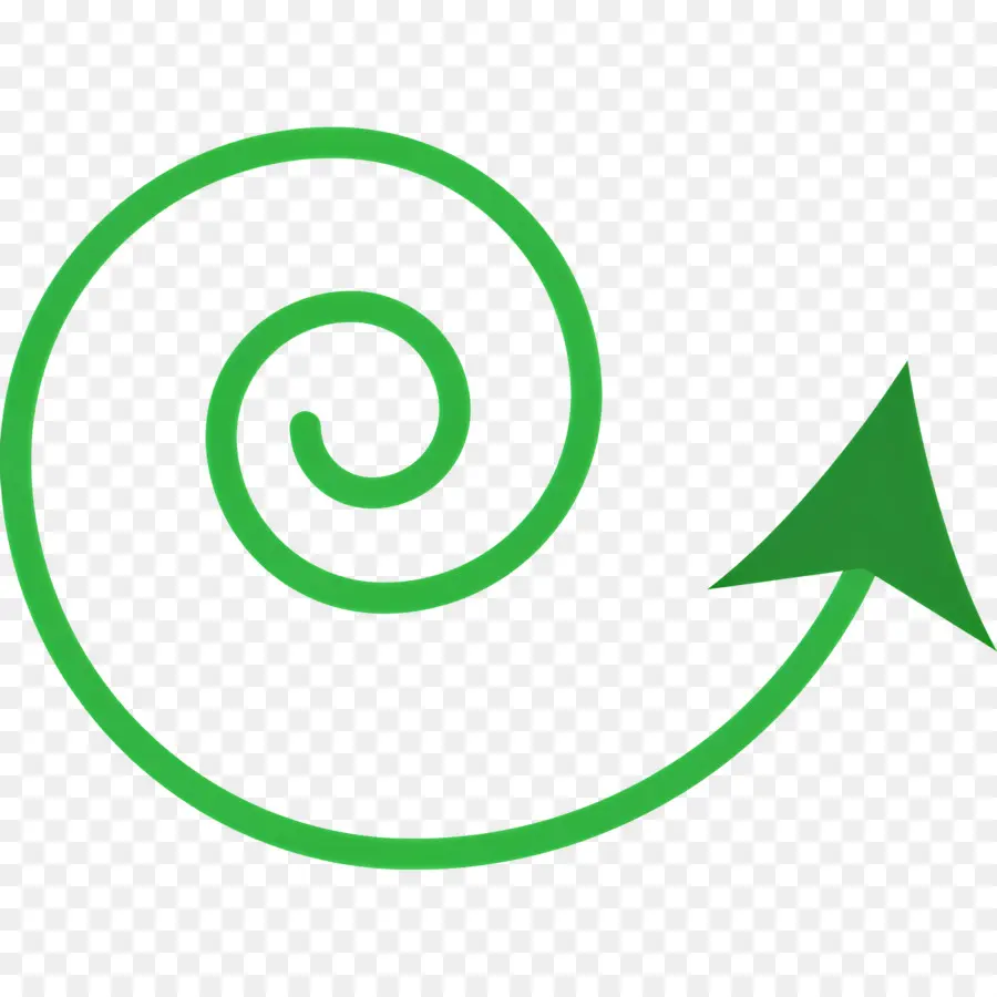 Seta Espiral，Direção PNG