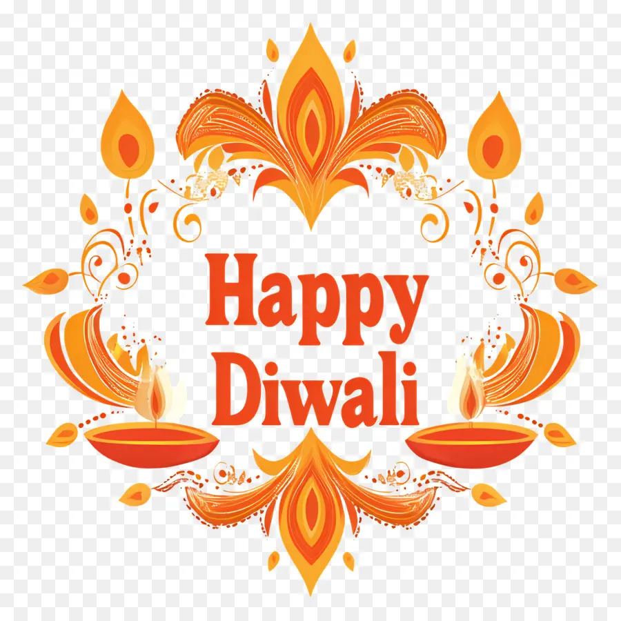 Feliz Diwali，Feliz Texto De Diwali PNG