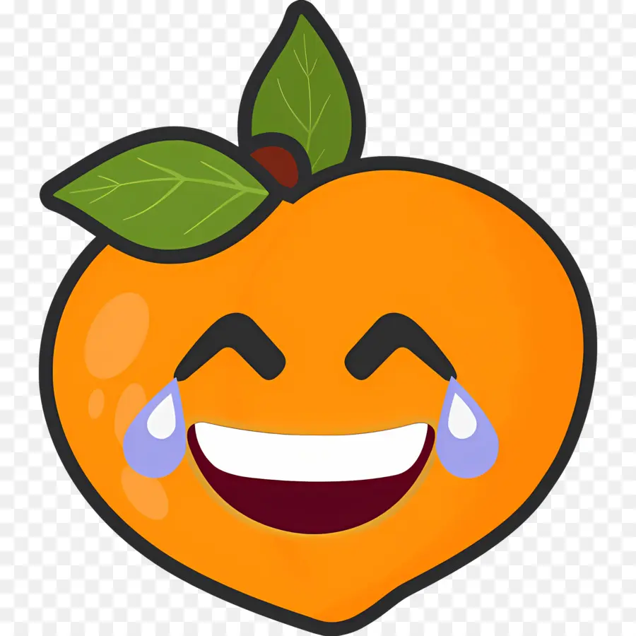 Emoji Pêssego，Chorando Pêssego PNG