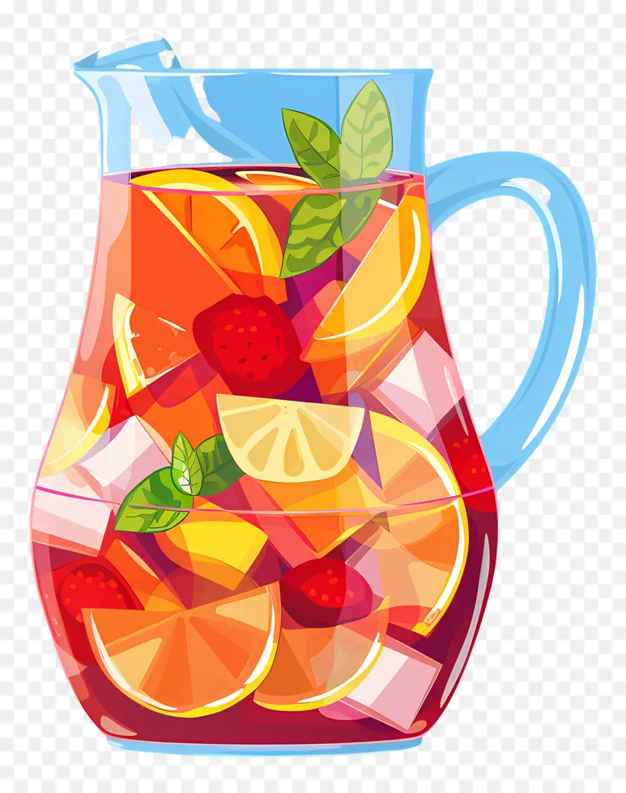 Bebida Refrescante De Sangria，Ponche De Frutas PNG