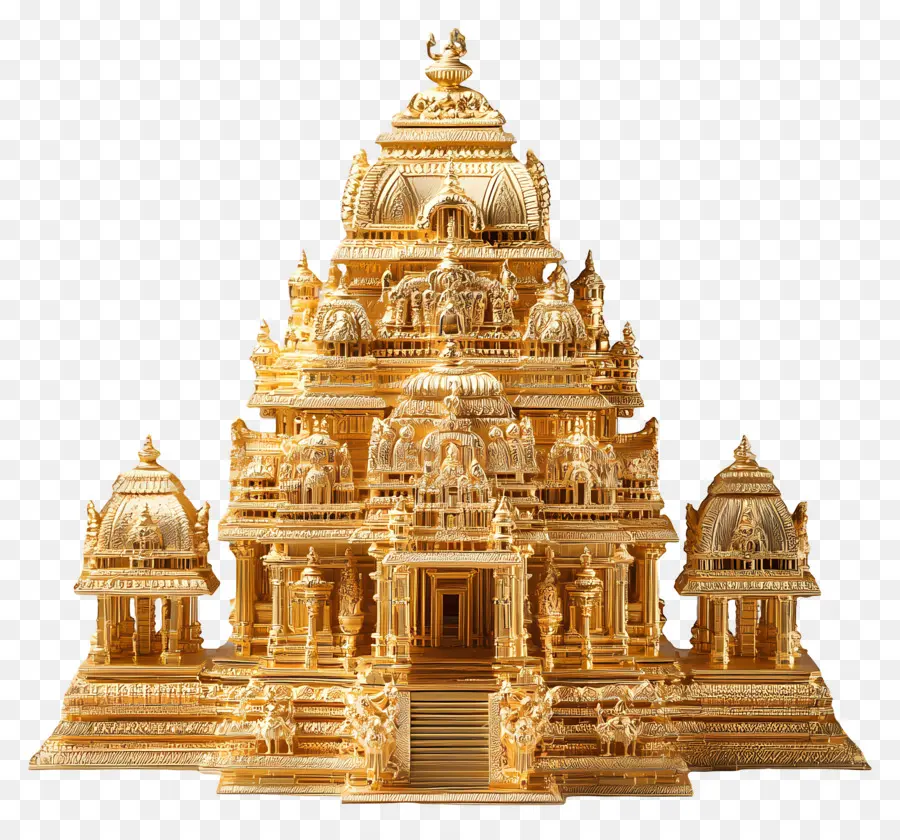 Ouro Do Templo Hindu，Templo Dourado PNG