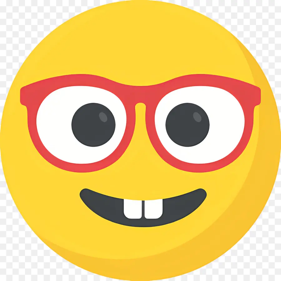 Emoji Nerd，Emoji De Nerd PNG