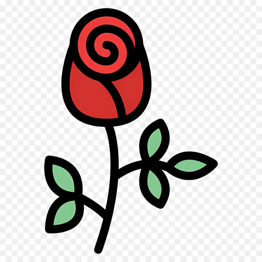 Flor Rosa，Rosa Vermelha PNG