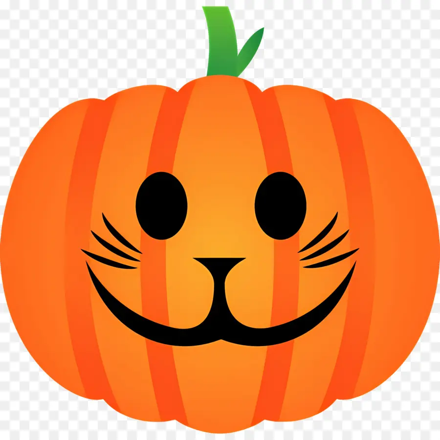 Linda Abóbora De Halloween，Abóbora Laranja PNG