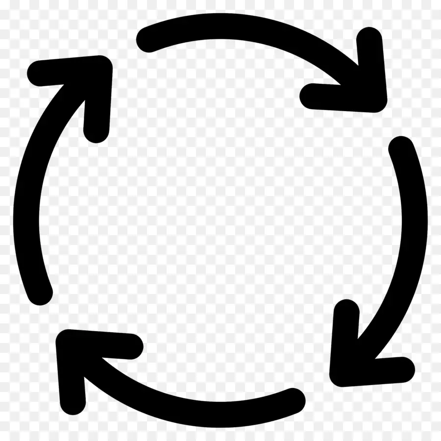 Seta Circular，Reciclagem De Flechas PNG