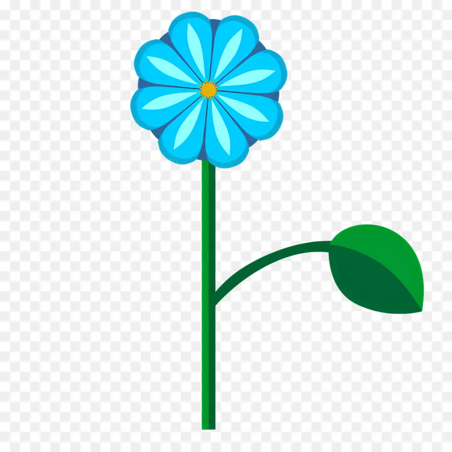 Flor Azul，Plantar PNG