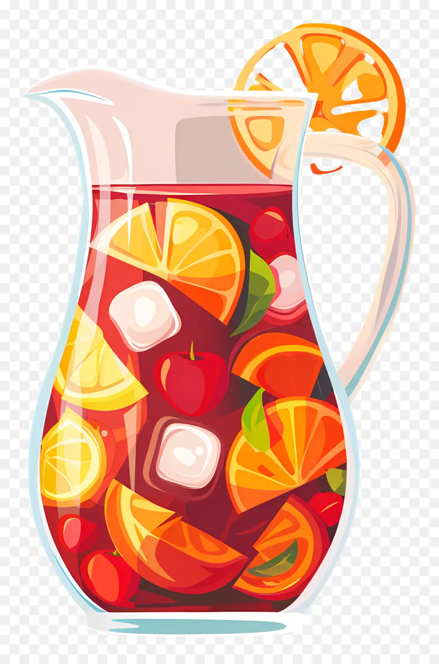 Bebida Refrescante De Sangria，Ponche De Frutas PNG