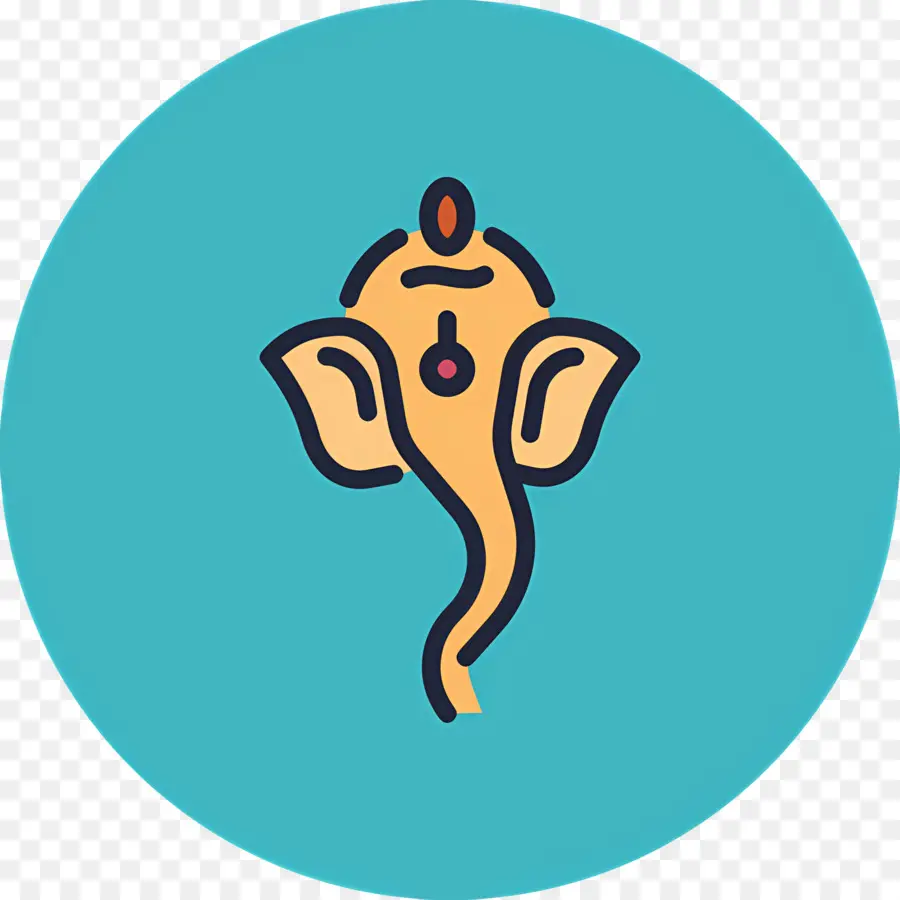 Ganesha，Contorno Do Elefante PNG