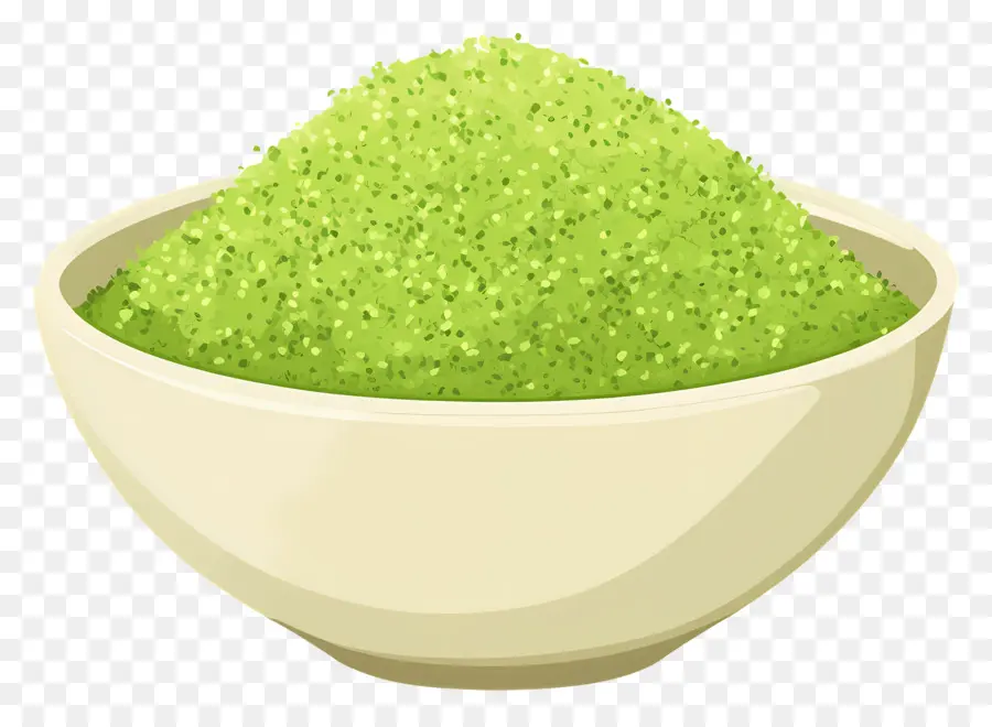 Matcha Em Pó，Pó Verde PNG