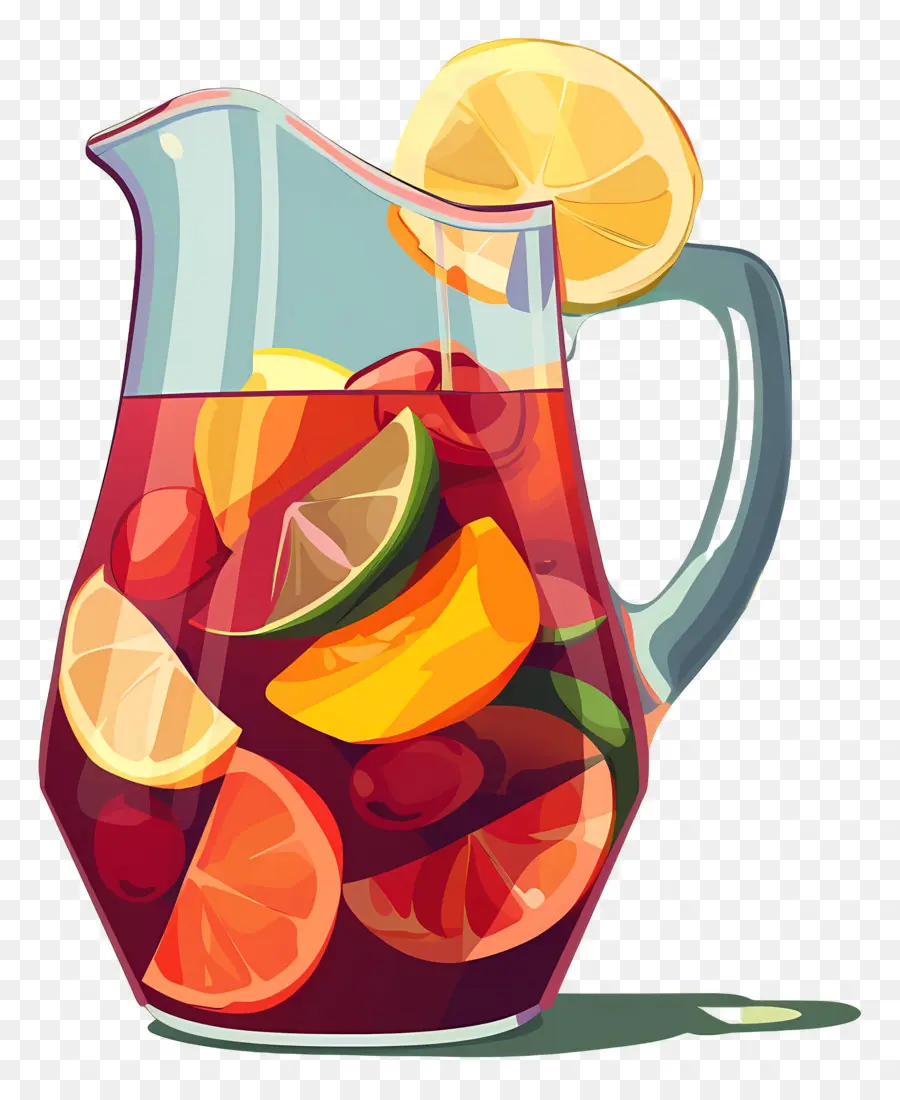 Bebida Refrescante De Sangria，Ponche De Frutas PNG