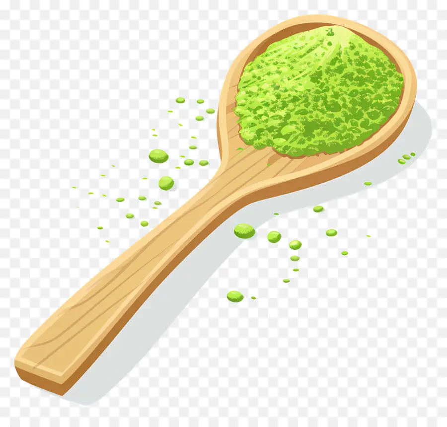 Matcha Em Pó，Pó Verde PNG