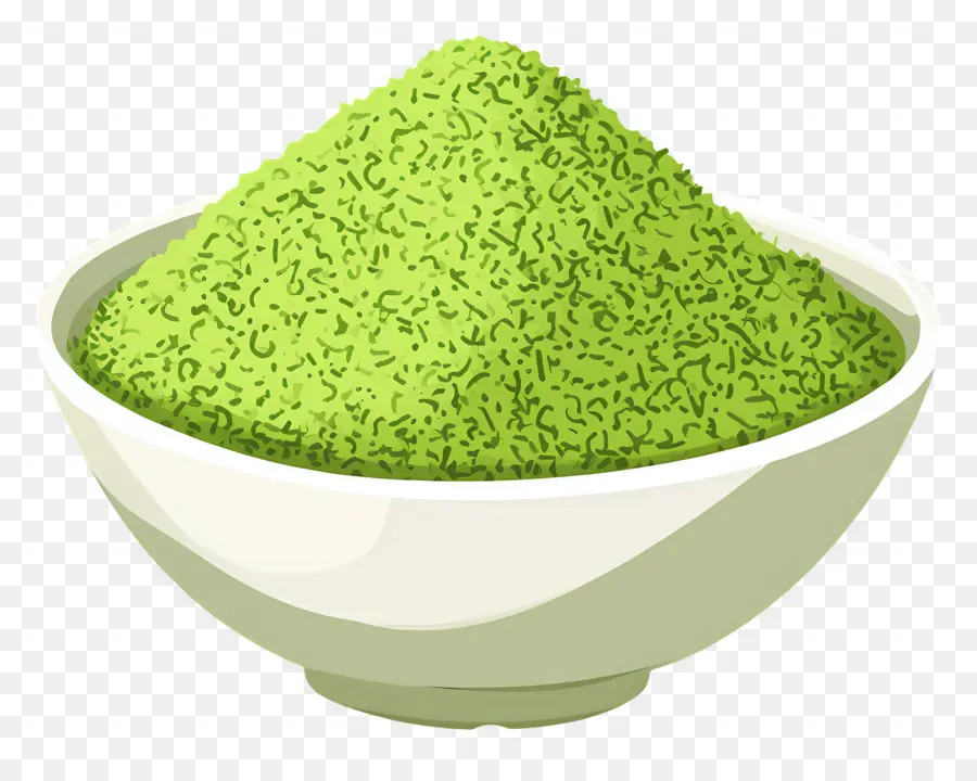 Matcha Em Pó，Pó Verde PNG