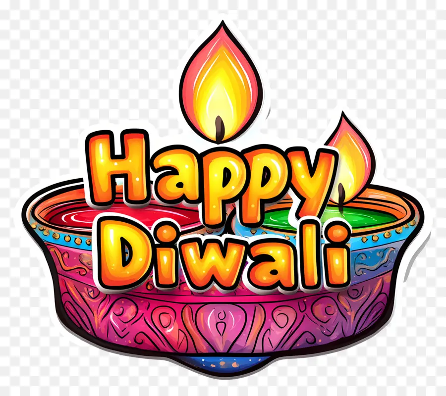 Feliz Diwali，Lâmpada Diwali PNG