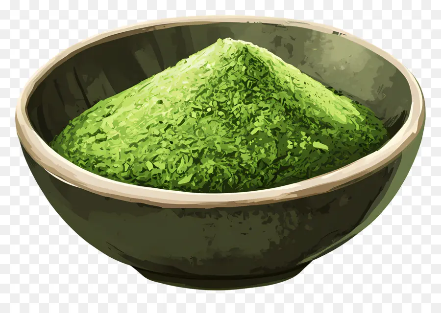 Matcha Em Pó，Pó Verde PNG