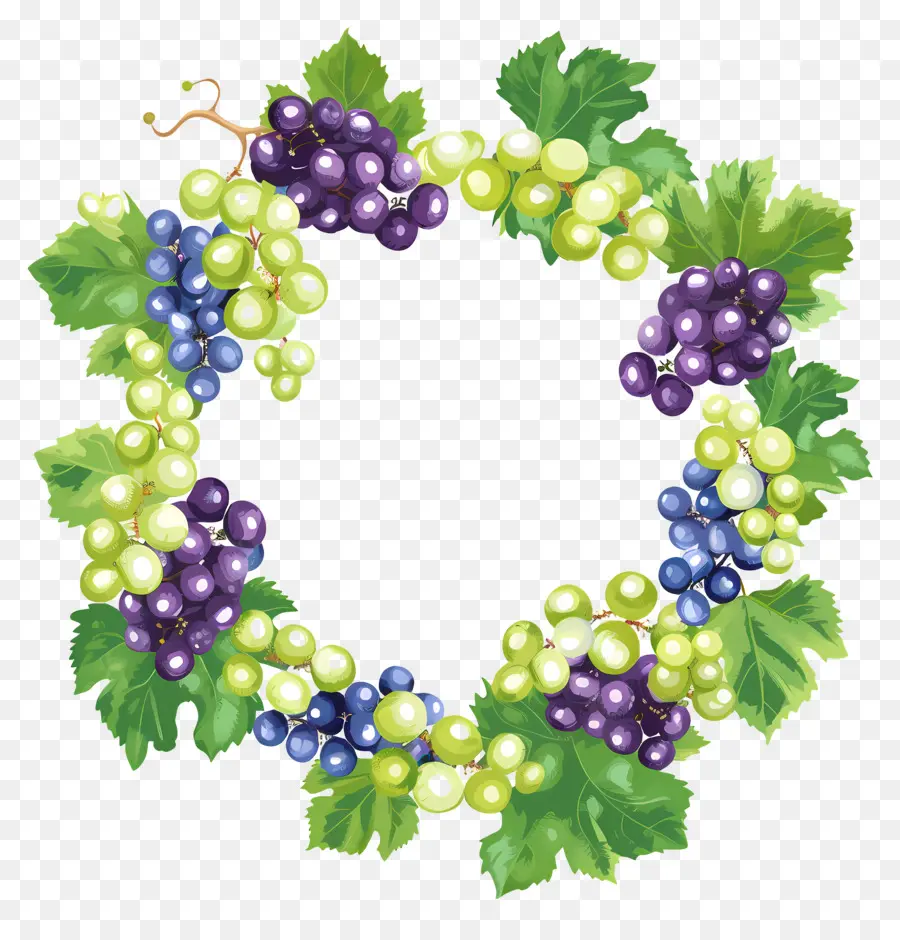 Coroa De Uva，Uvas PNG