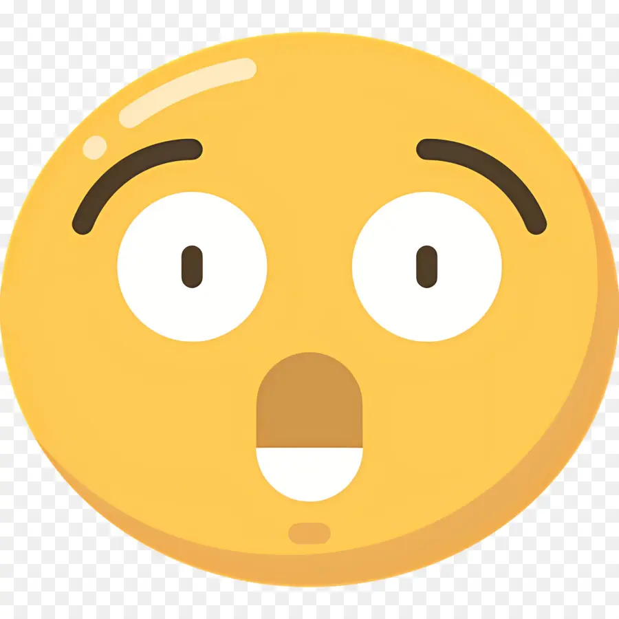 Emoji Chocado，Emoji Surpreso PNG