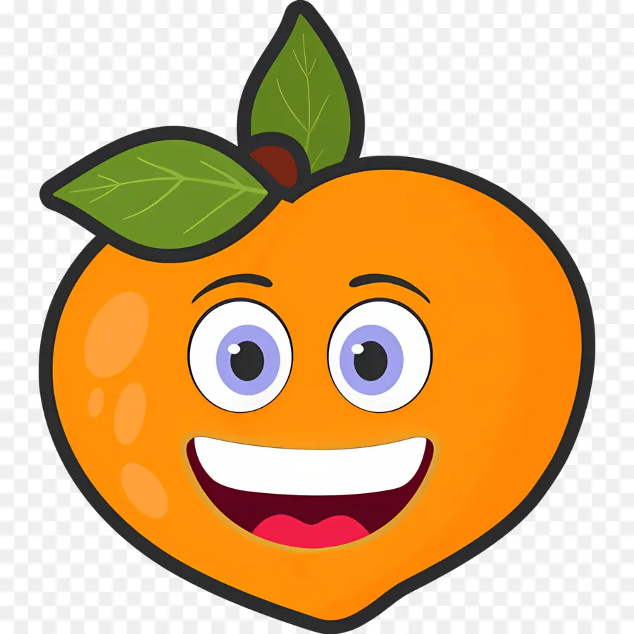 Emoji Pêssego，Pêssego Laranja PNG