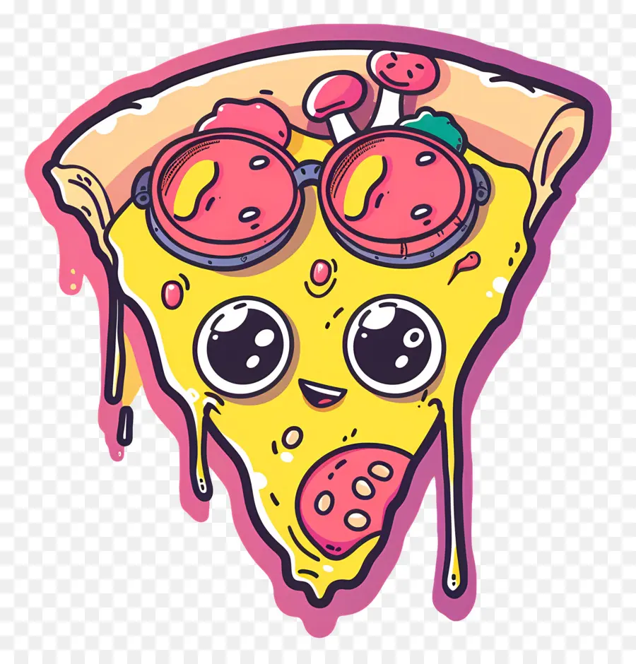 Pizza De Desenho Animado，Fatia De Pizza PNG