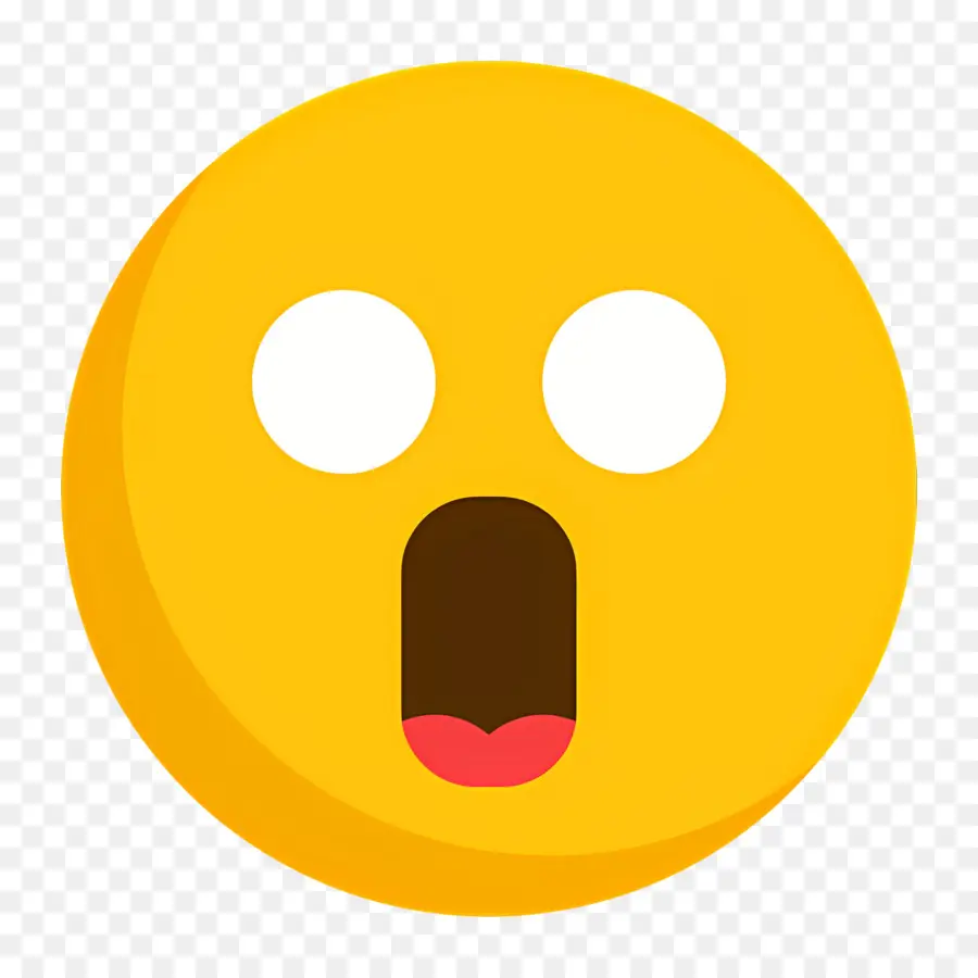 Emoji Chocado，Emoji Surpreso PNG