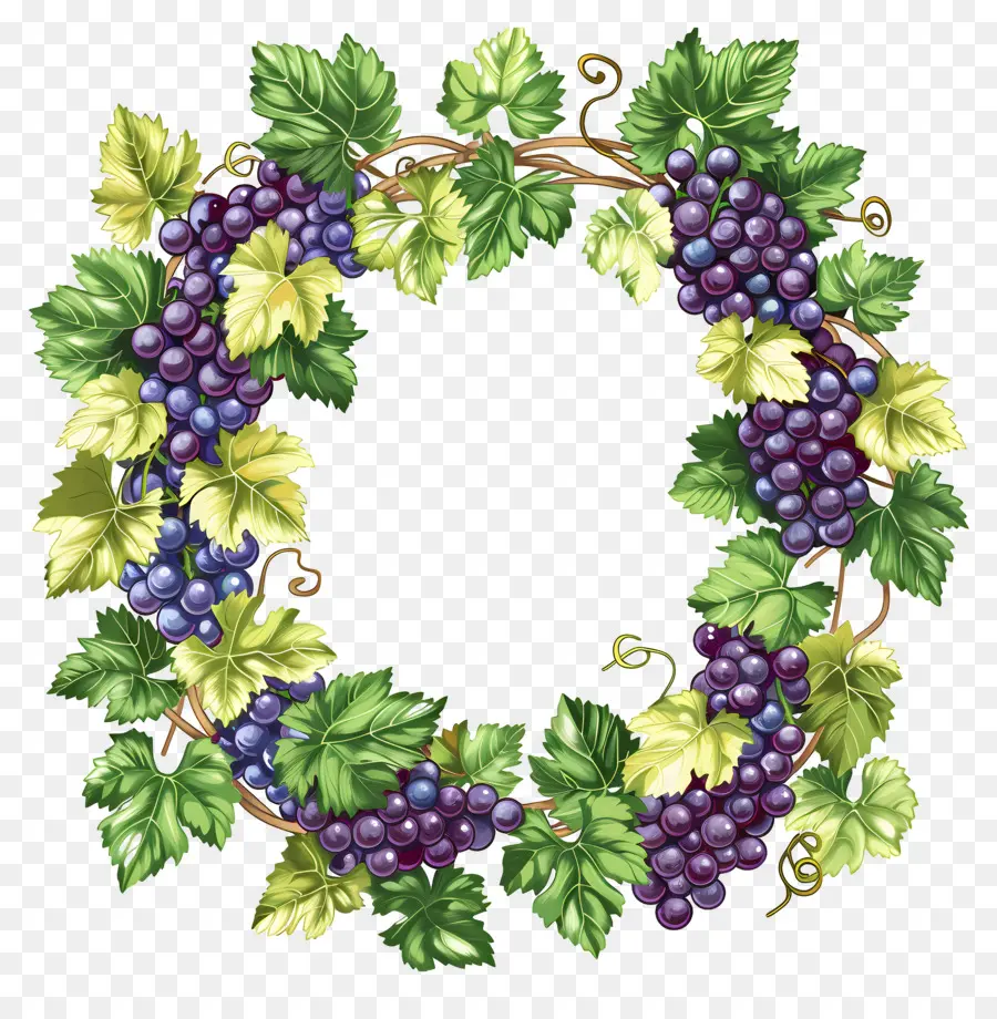 Coroa De Uva，Uvas PNG