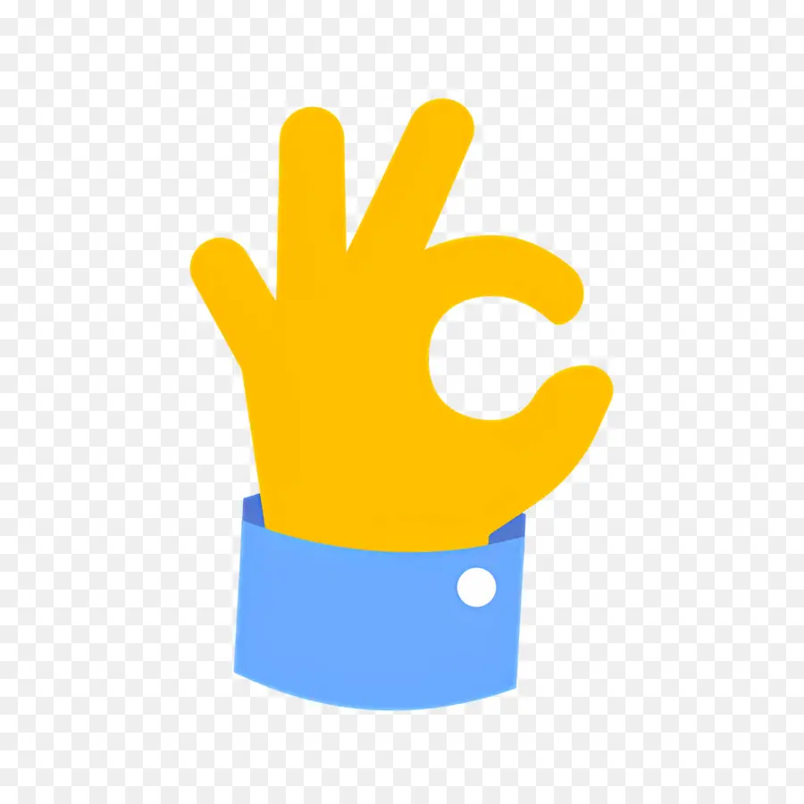 Emoji De Mão，Gesto De Mão Ok PNG