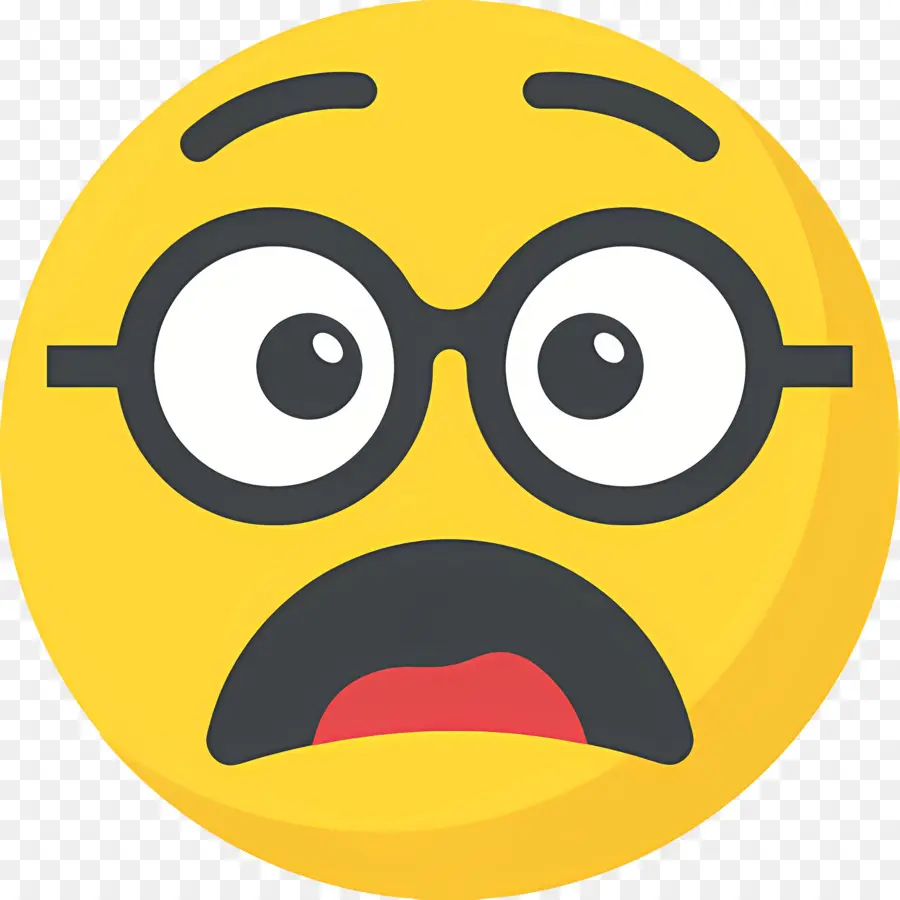 Emoji Nerd，Emoji De Nerd PNG