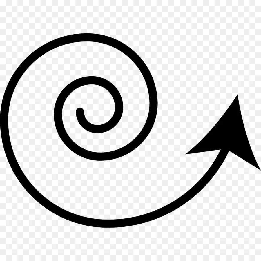 Seta Espiral，Flecha Espiral PNG