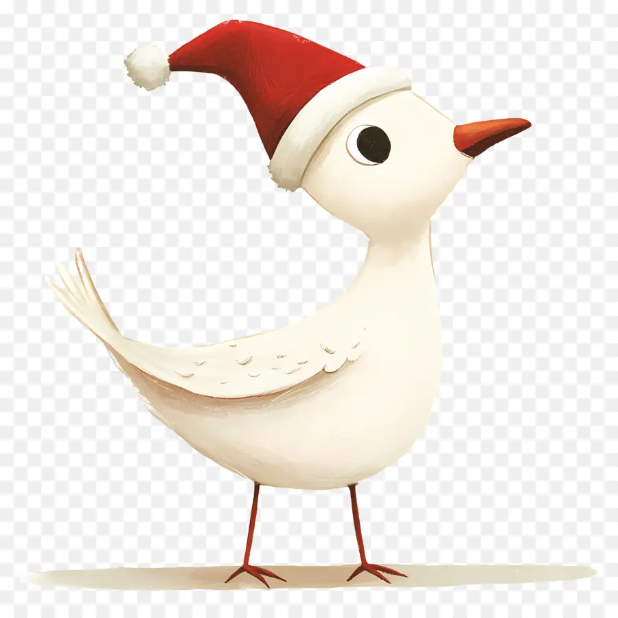 Pássaro De Natal，Pássaro Branco PNG