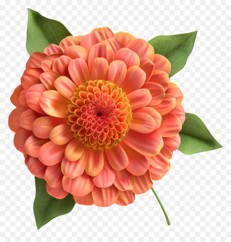 Flor 3d，Flor Laranjeira PNG