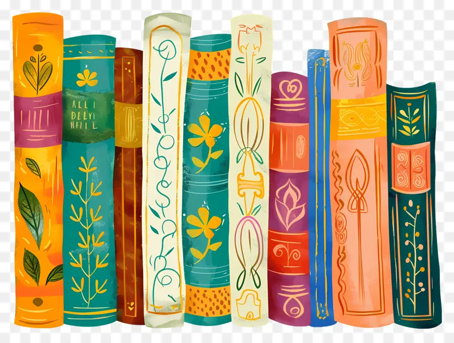 Livros Em Pé，Livros Coloridos PNG