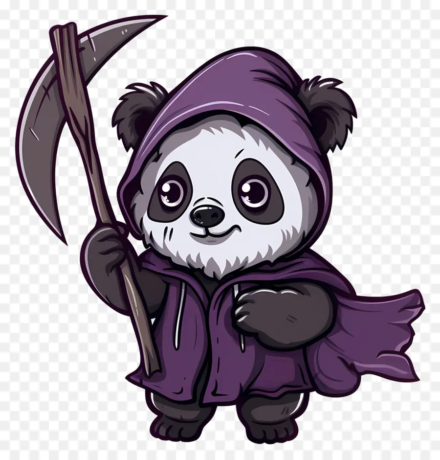 Panda Fofo，Ceifador De Pandas PNG