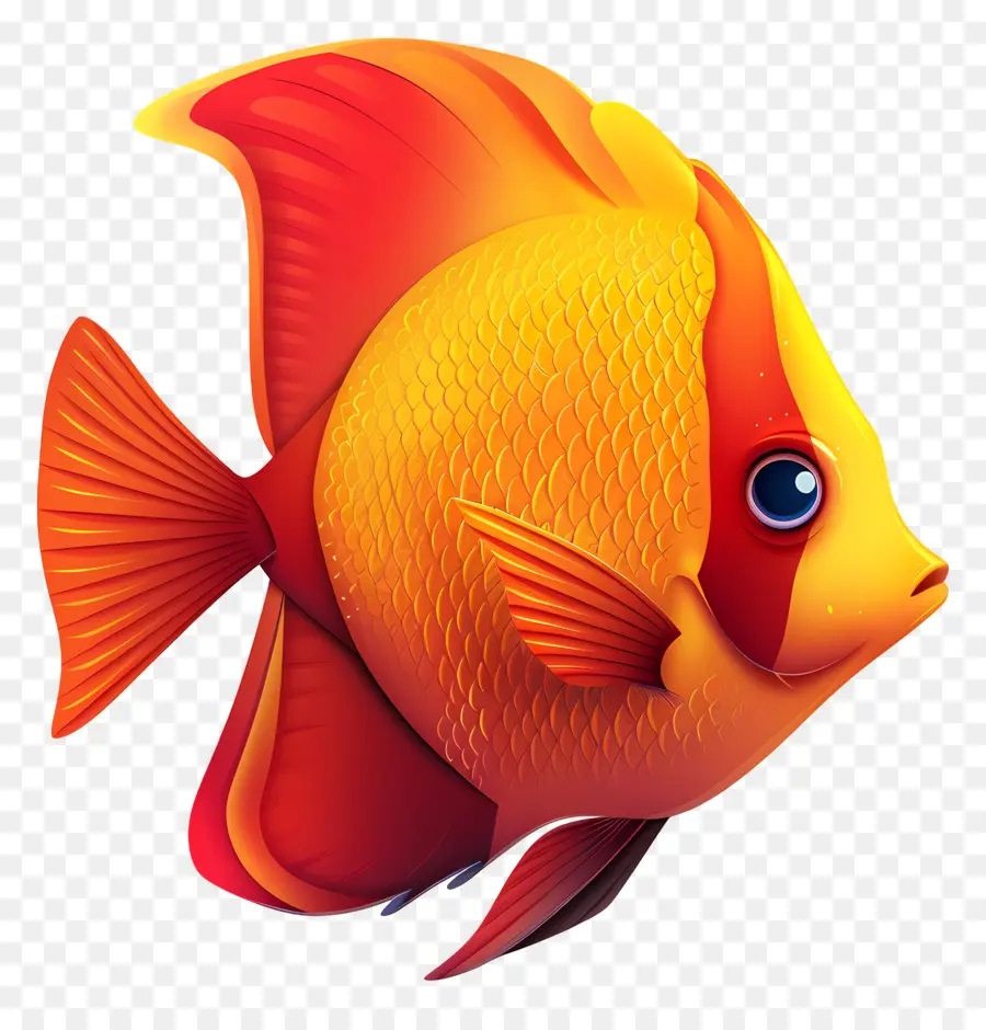 Peixe De Desenho Animado，Peixe Amarelo PNG