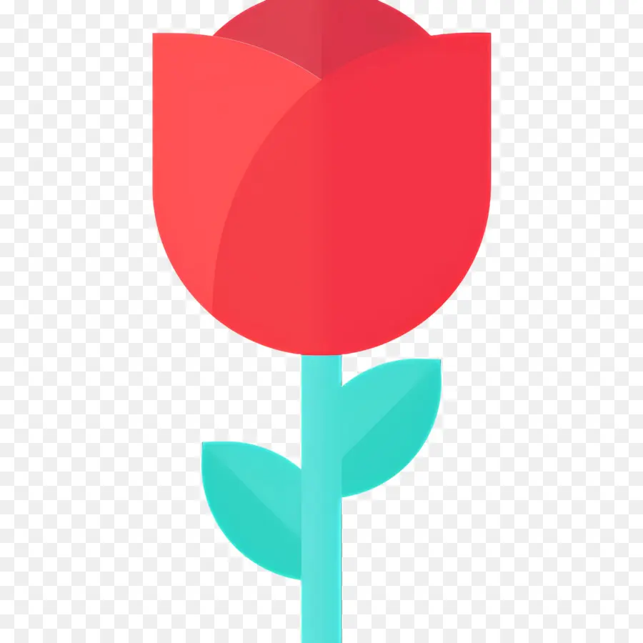 Flor Vermelha，Tulipa Vermelha PNG