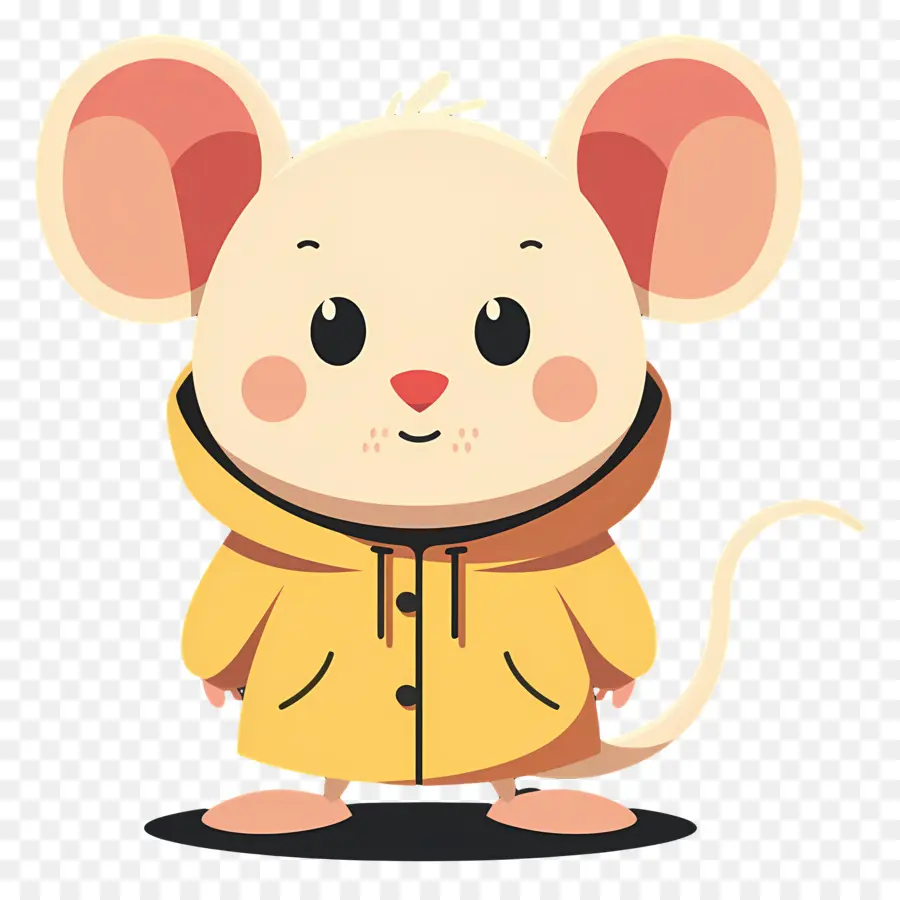 Rato Fofo，Rato Com Capuz PNG