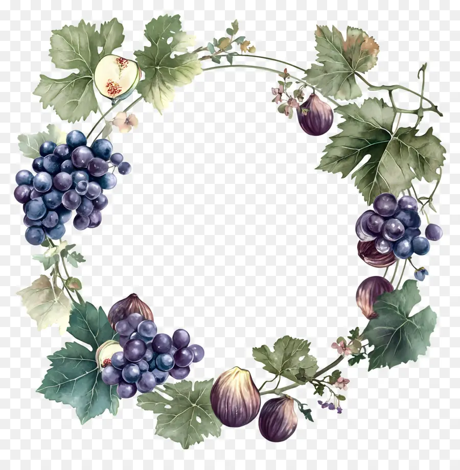 Coroa De Uva，Uvas PNG