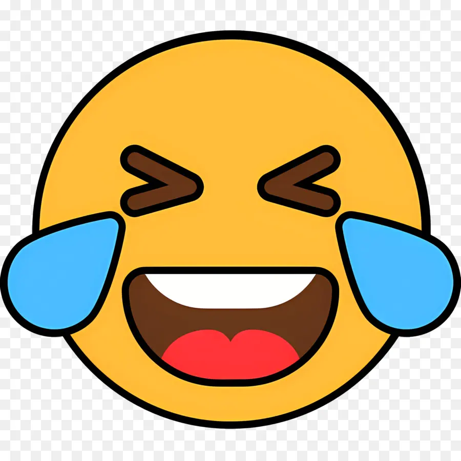 Rir，Emoji Animado PNG