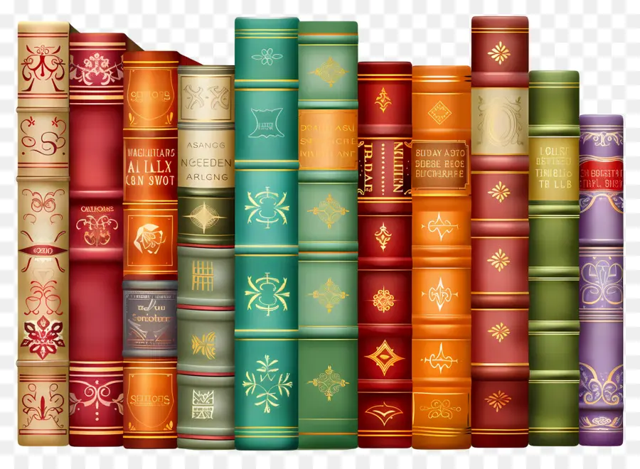 Livros Em Pé，Livros Decorativos PNG