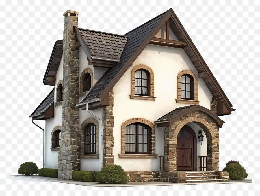 Casa 3d，Casa De Pedra PNG