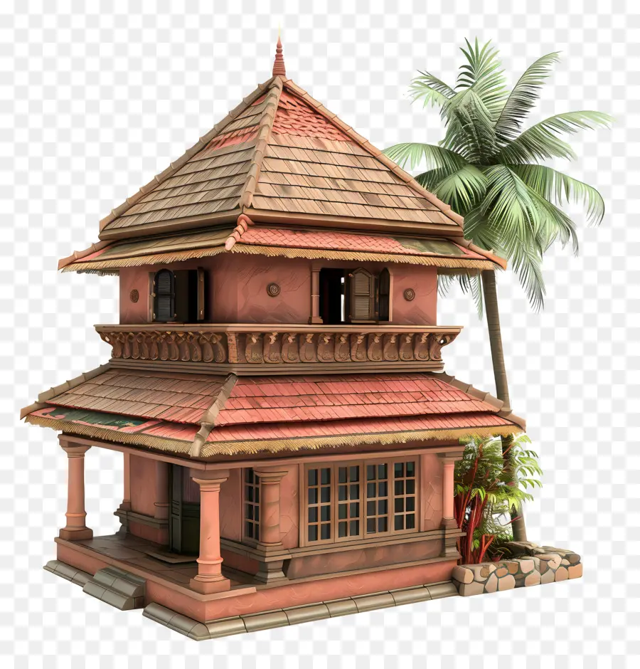 Casa De Kerala，Casa Tradicional PNG