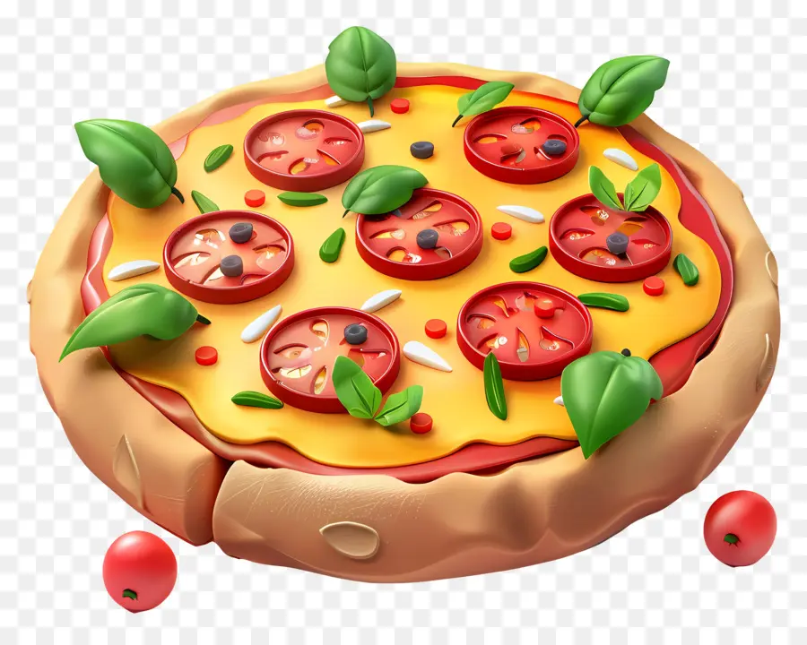 Pizza Fofa，Pizza PNG